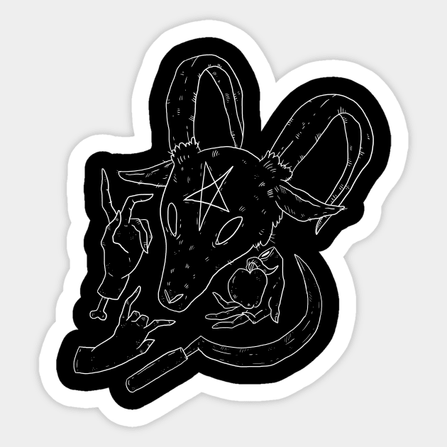 Live Deliciously Sticker by CRUCIFIXVI